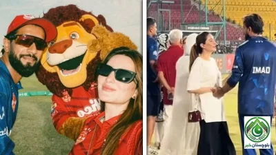 عماد وسیم کی اہلیہ کے ساتھ ویڈیو پر سوشل میڈیا پر گرما گرم بحث