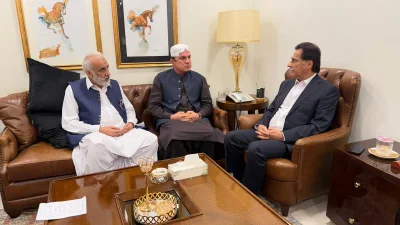 بلوچستان اسمبلی کے اسپیکر کی ایاز صادق سے ملاقات، پارلیمانی تعاون پر تبادلہ خیال