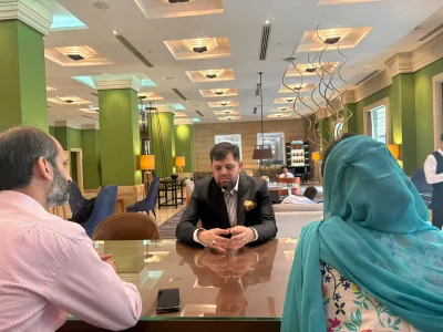 باکو میں گلوبل پالیسی اینڈ ریسرچ سینٹر کے سی ای او عدیل شجاع بٹ کی RUDA وفد سے ملاقات، ورلڈ اربن فورم 2026 پر تبادلہ خیال