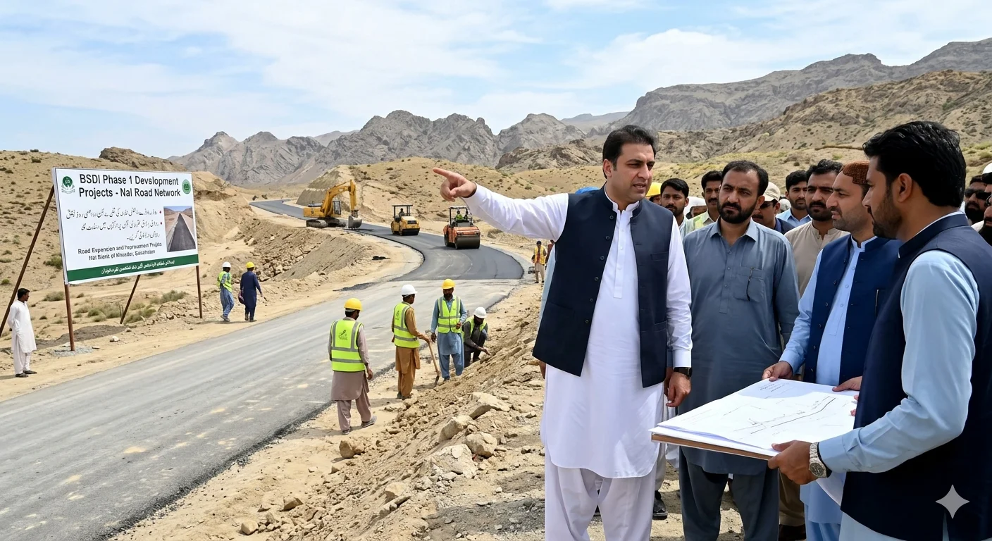 خضدار: بلوچستان سسٹین ایبل ڈویلپمنٹ انٹرنیشنل (BSDI) فیز ون کے تحت نال اور گردونواح میں ترقیاتی منصوبوں پر تیزی سے کام جاری ہے۔