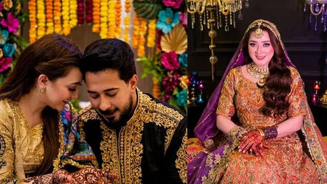 مومنہ اقبال کی مہندی کی تصاویر نے مداحوں کے دل جیت لیے