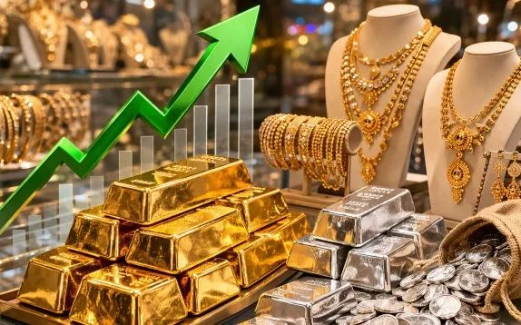 عالمی اور مقامی مارکیٹ میں تیزی؛ 3 دن کے وقفے کے بعد سونا اور چاندی مہنگےکراچی