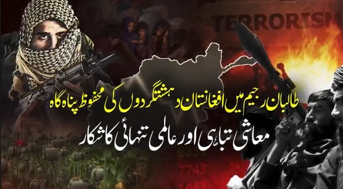 طالبان رجیم کے زیر اقتدار افغانستان دہشتگردوں کی پناہ گاہ اور معاشی تباہی کا شکار