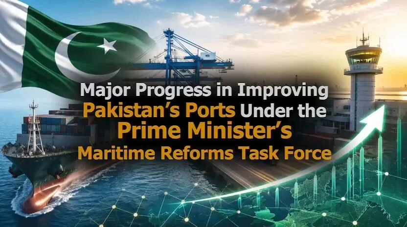 پاکستانی بندرگاہوں کی بین الاقوامی معیار پر اپ گریڈیشن؛ وزیراعظم ٹاسک فورس متحرک