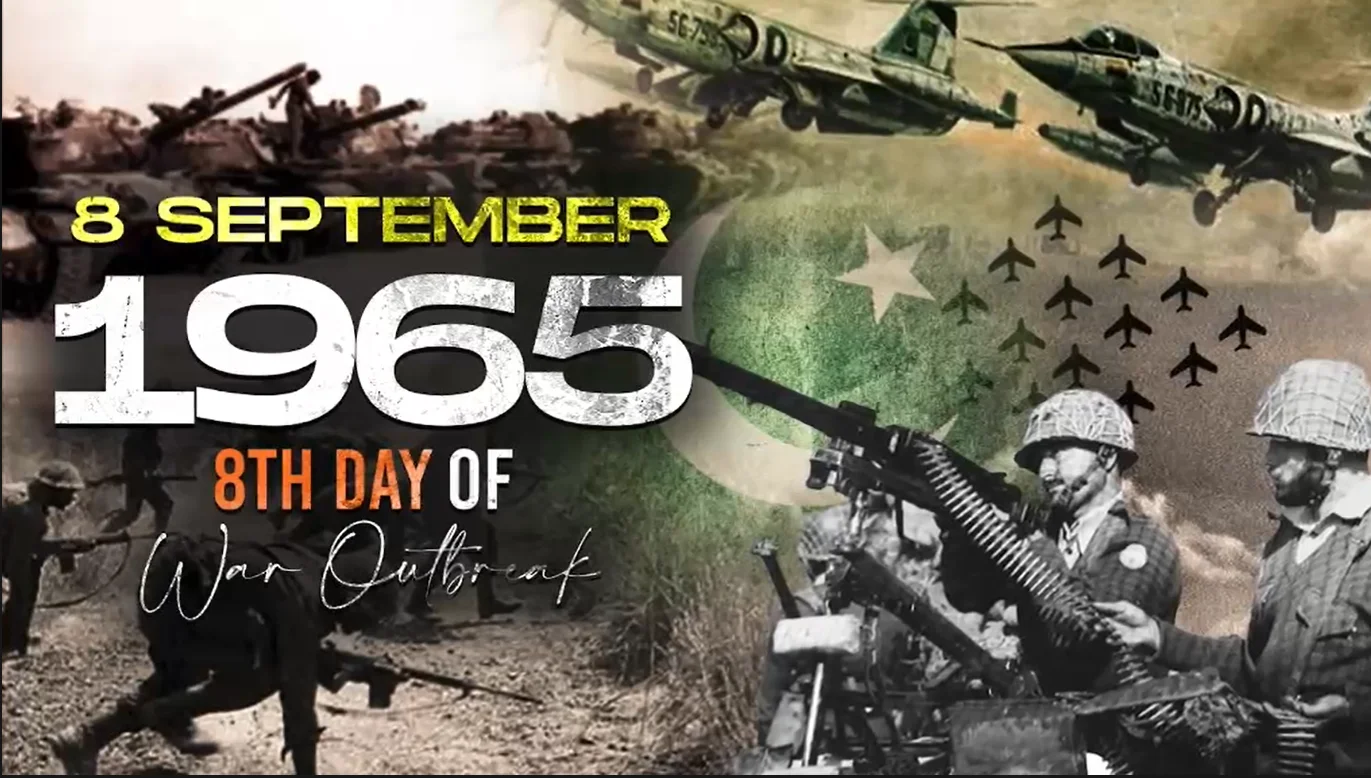 ستمبر 1965 کی جنگ کا آٹھواں روز: پاک افواج کے تابڑ توڑ حملے، 70 بھارتی طیارے تباہ