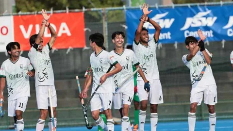 پاکستان جونیئر ہاکی ٹیم سیمی فائنل میں پہنچ گئی، بھارت سے ٹکراؤ طے