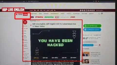 بھارتی میڈیا کا بڑا گڑھ ’اے بی پی نیوز‘ ہیک، اسٹریمنگ معطل