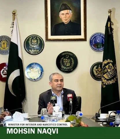 وفاقی وزیرداخلہ محسن نقوی کی مستونگ اور سوراب میں فورسز کی کامیاب کارروائیوں پر ستائش