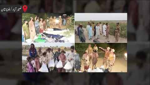 ضلع نصیر آباد میں شدید بارشوں اور سیلاب کے بعد ایف سی بلوچستان (نارتھ) کا بڑا ریسکیو و ریلیف آپریشن