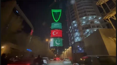 سہ فریقی دفاعی معاہدے کے بعد ریاض میں تاریخی منظرکشی