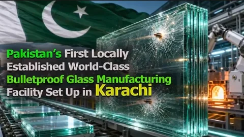 کراچی میں پاکستان کی پہلی جدید بلٹ پروف شیشہ ساز فیکٹری کا قیام، دفاعی خود انحصاری میں پیش رفت