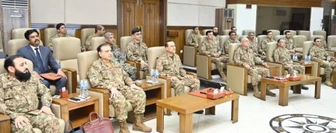 آرمی چیف کا کور ہیڈکوارٹرز پشاور کا دورہ، سیکیورٹی صورتحال کا جائزہ