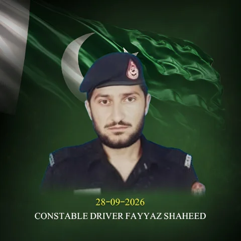 ٹانک میں ٹریفک پولیس کی گاڑی پر حملہ، 3 اہلکار شہید